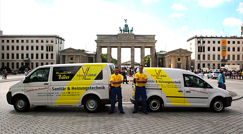 Yves Liebal und sein Team. Ihr verlässlicher Partner für Sanitär- und Heizungstechnik in Berlin.